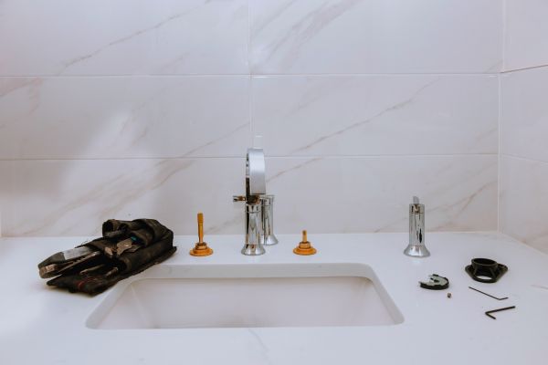 Porcelain Sink Installation in Gilbert